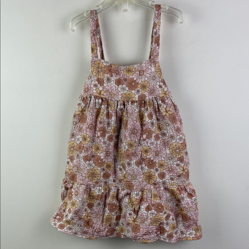 Rabbit Bear Organic Floral Sundress